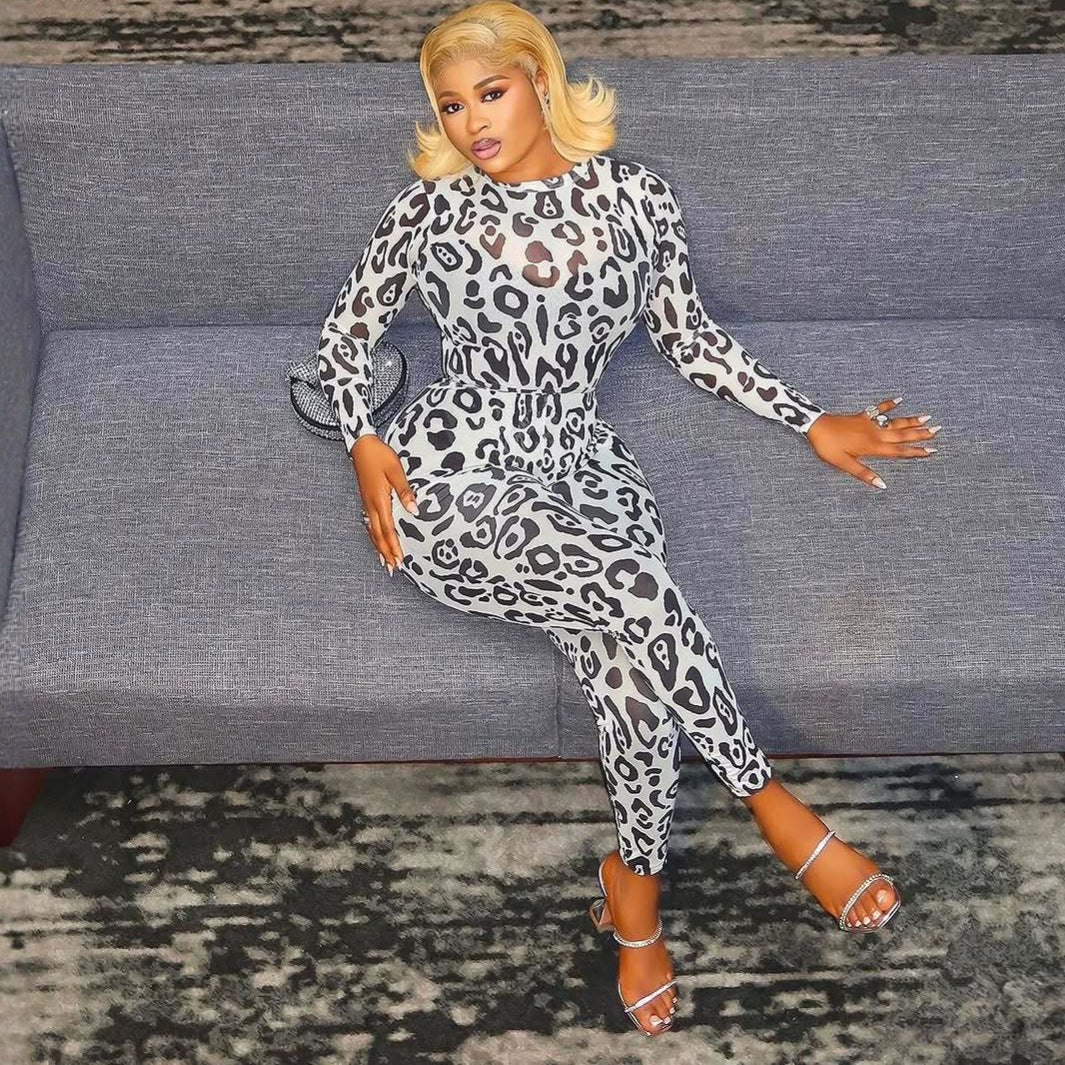 Fashionable Slim-fit Long-sleeve Top And Pants Set