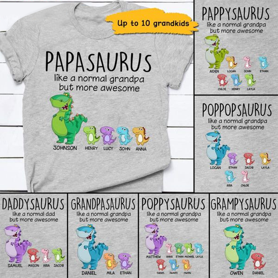 Dinosaur Print Short-sleeved Team Uniform European And American Fabrics