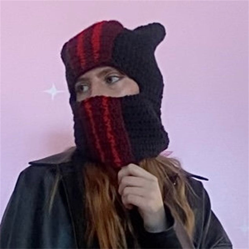 Ear Protection Warm Face Small Wool Hat