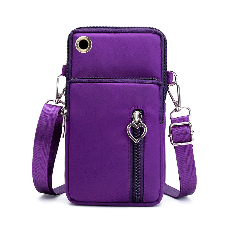 Dame Mode Afslappet Ensfarvet Crossbody Taske