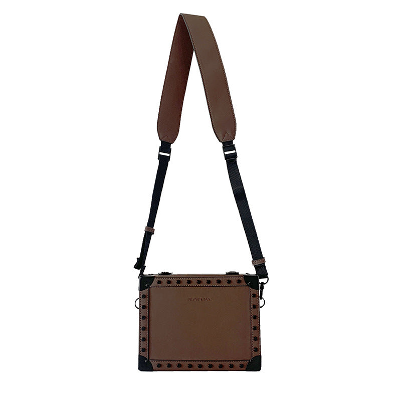 Boys Niche Design Crossbody Small Square Bag