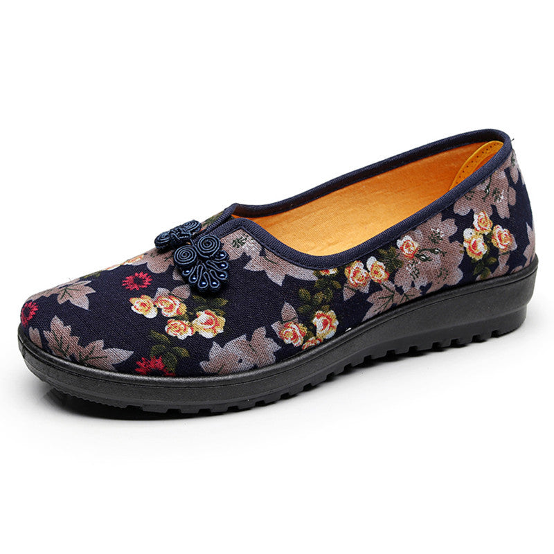 Women's Folk Style Casual Dance Flat Shoes