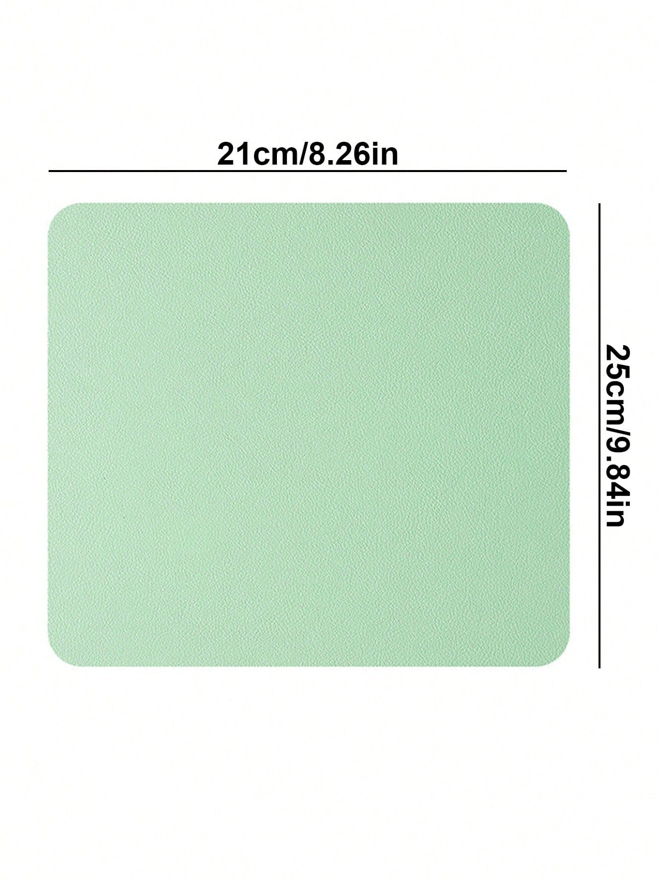 1Pc PU Mouse Mat, Simple Plain Mouse Pad for Students Back to School Gaming Mouse Pad