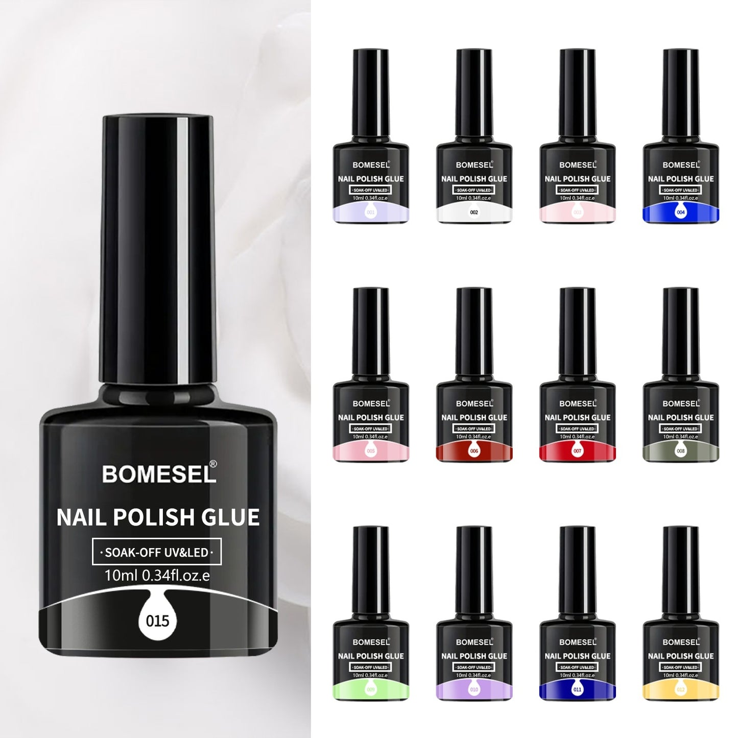 Nail Beauty Polish Gel Phototherapy Plastic Solid Color