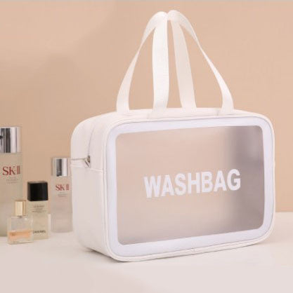 Cosmetic Bag Large-capacity Portable Toilet Bag Female Waterproof And Transparent