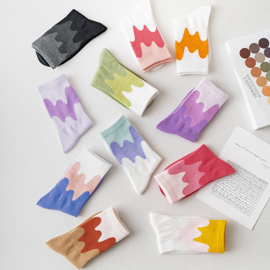 Women's Socks Ice Cream Cream Tube Socks Japanese Style