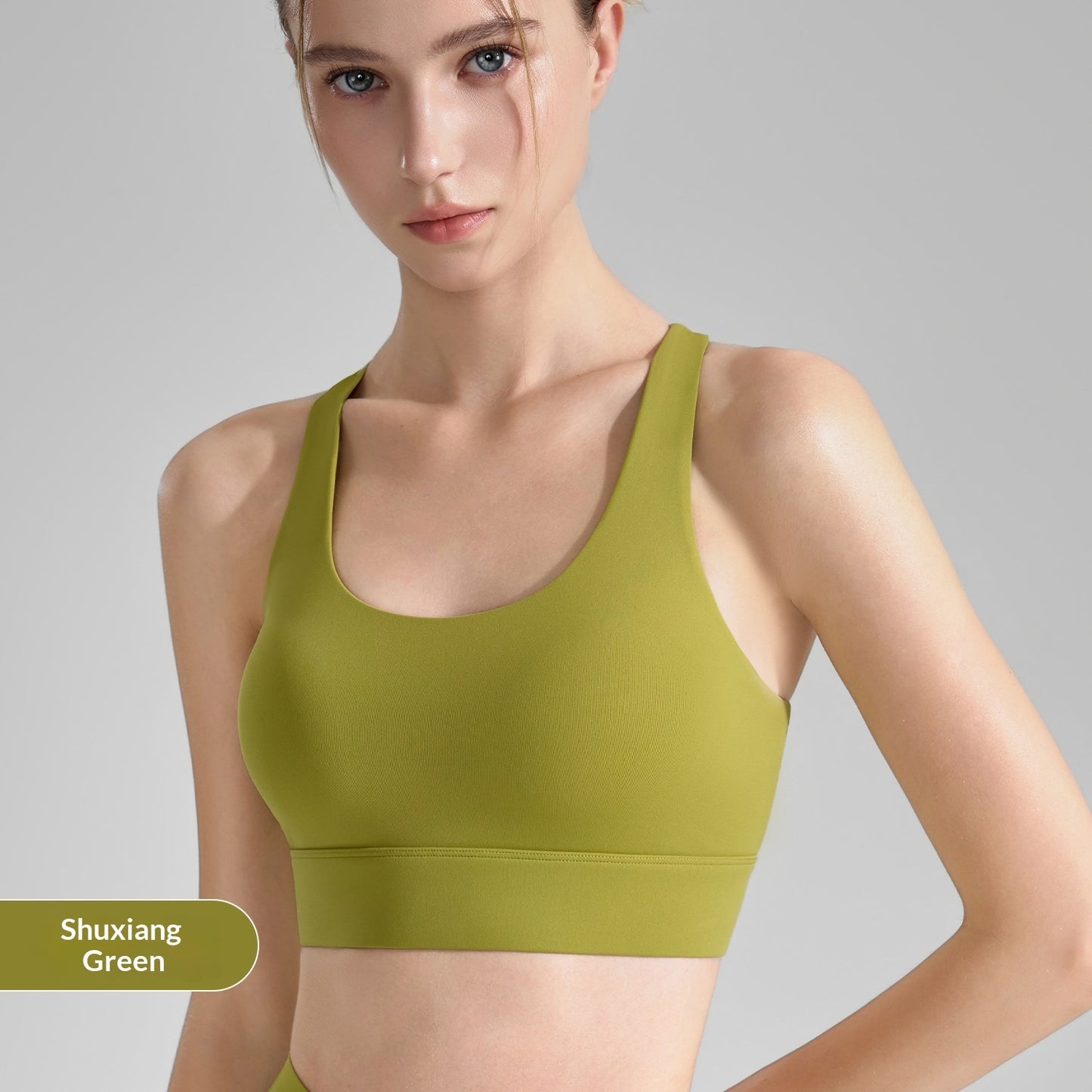 Women's U-neck Tie-up Thickened Yoga Butterfly Fitness Vest