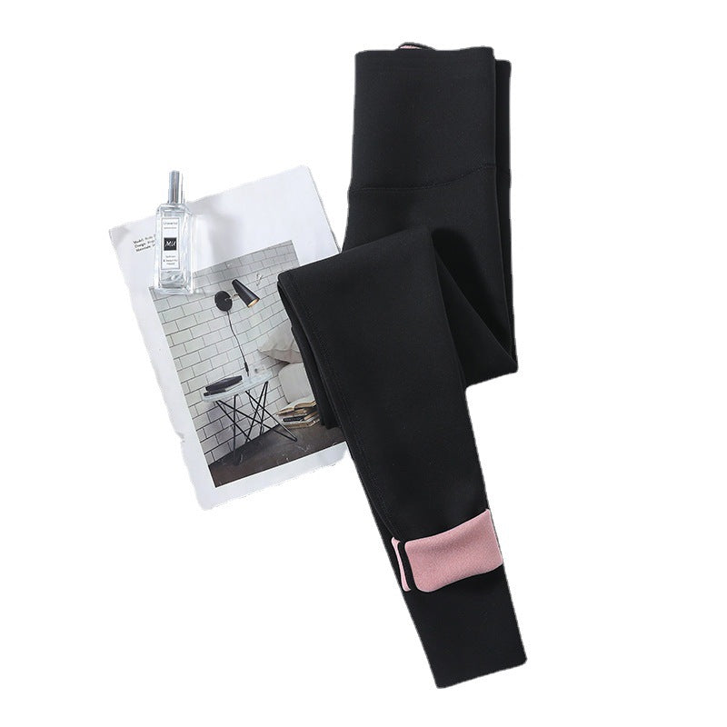 High Waisted Abdomen And Thickened Hip Leggings