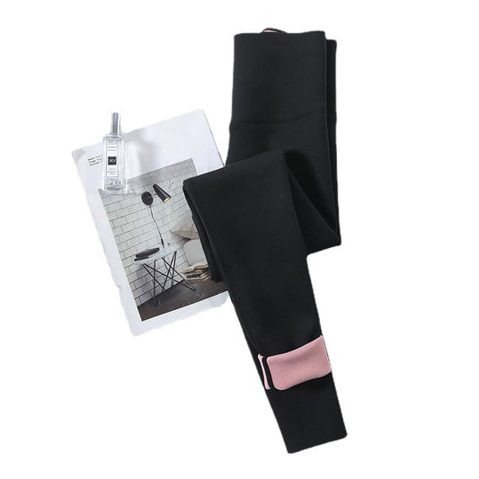 High Waisted Abdomen And Thickened Hip Leggings