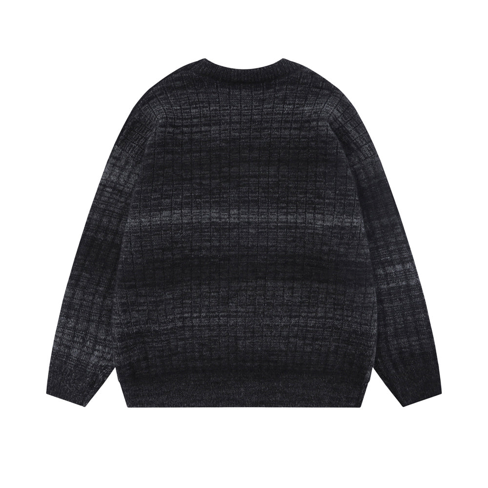 Rendering Gradient Sweater Løs Casual Herre