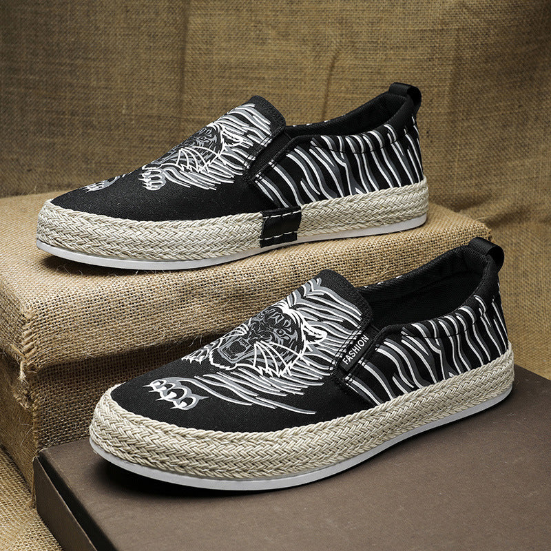 Men's Chinese Style Casual Slip-on Cloth Shoes