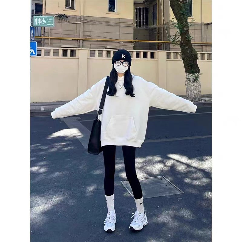 Loose Fashion Hooded Couple Coat