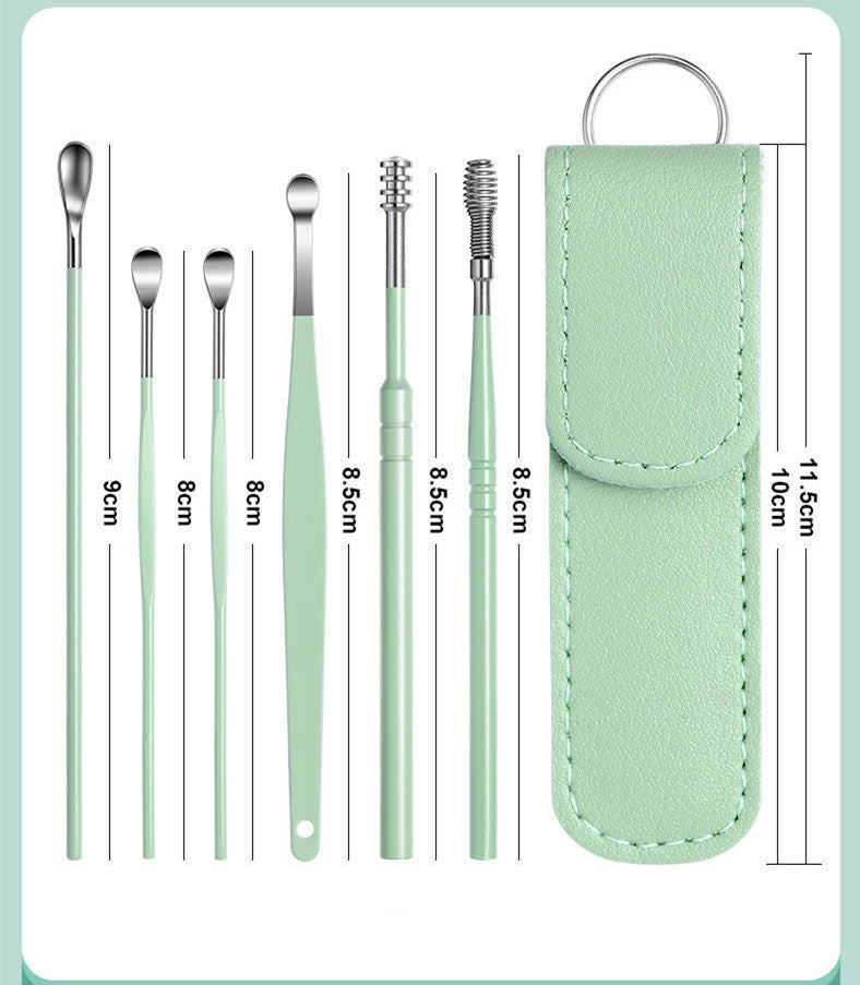 Ear Pick New Stainless Steel Ear Digging Suit