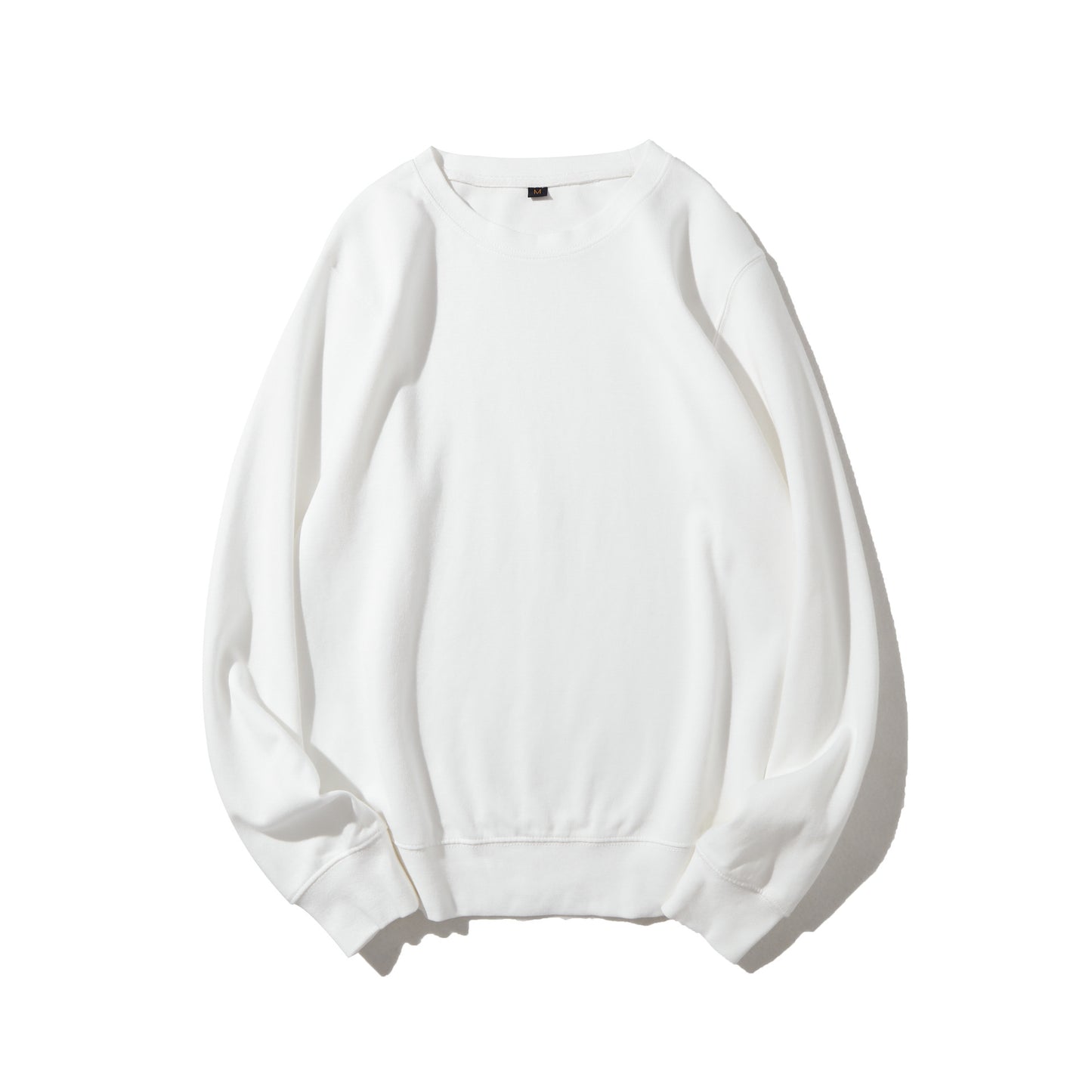 Solid Healthy Round Neck Sweater Long Sleeve