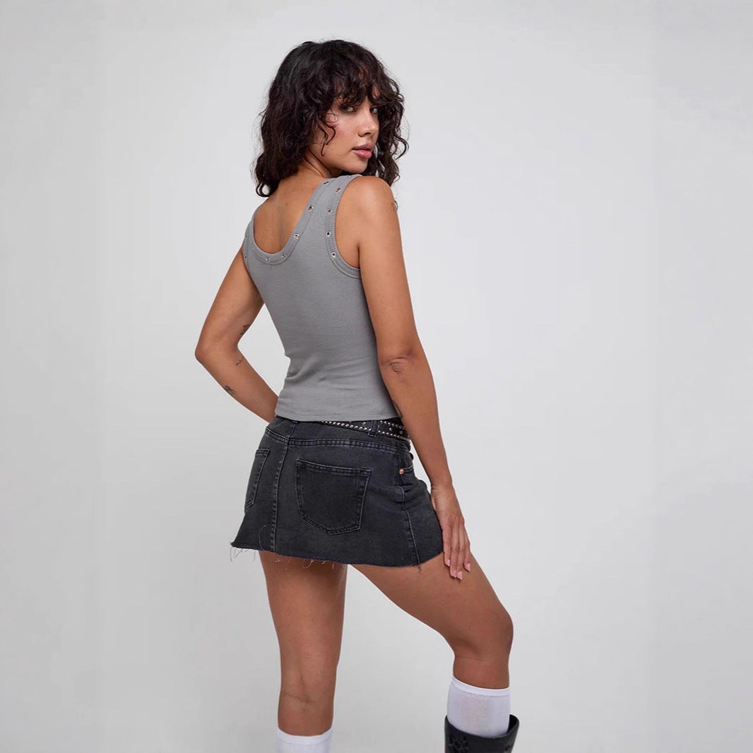 Ny stil Spicy Girl sexet camisole med stropper til kvinder