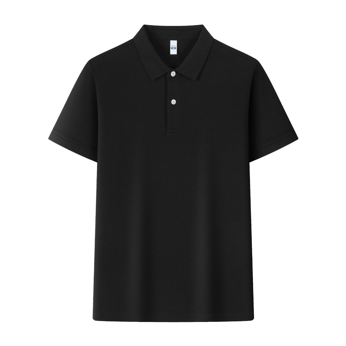 Silk Polo Shirt Work Clothes Lapel
