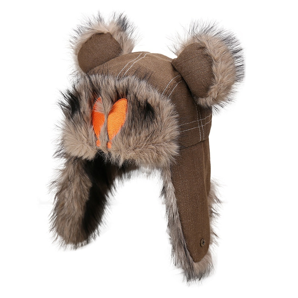 Stylish Versatile Denim Earflap Hat With A Chic Textured Feel And Cozy Fleece Lining