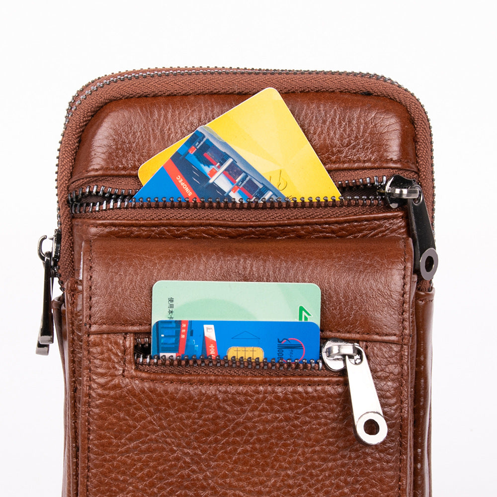 Men's Fashion Simple Solid Color Waist Bag