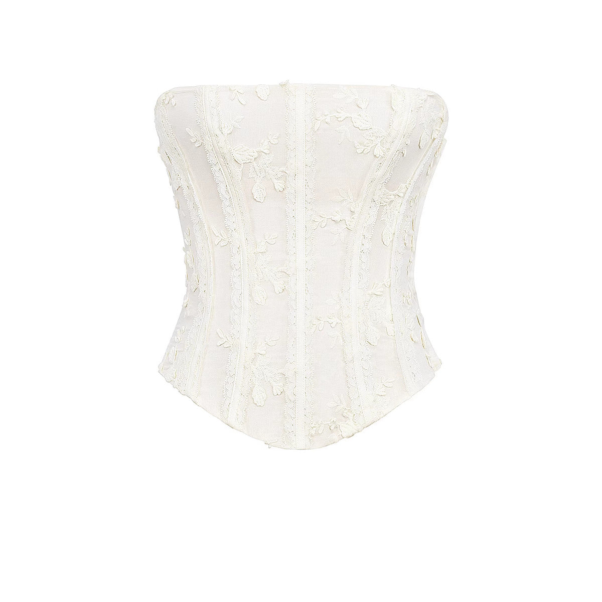 Figursyet Sexet Broderet Elegant Rørformet Minikjole