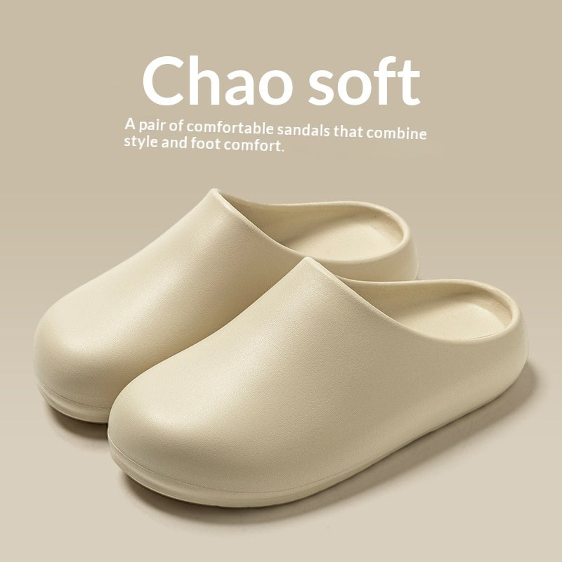 Womens EVA Slippers With A Non-slip Waterproof And Oil-resistant Outer Layer For Outdoor Wear
