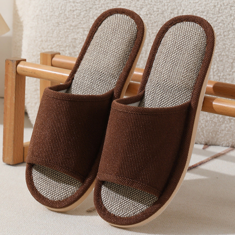 Women's Cotton And Linen Slippers