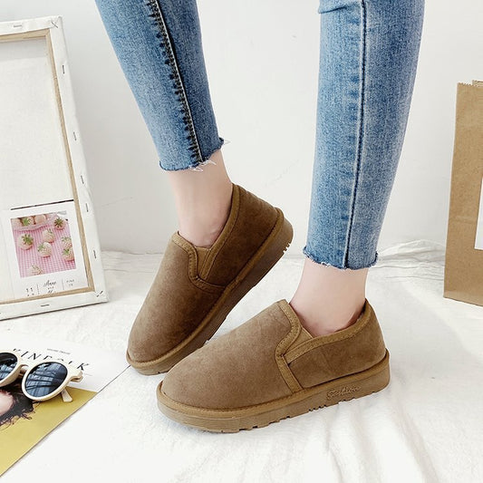 Lovers Snow Boots Female Short Tube Korean Version Versatile Students