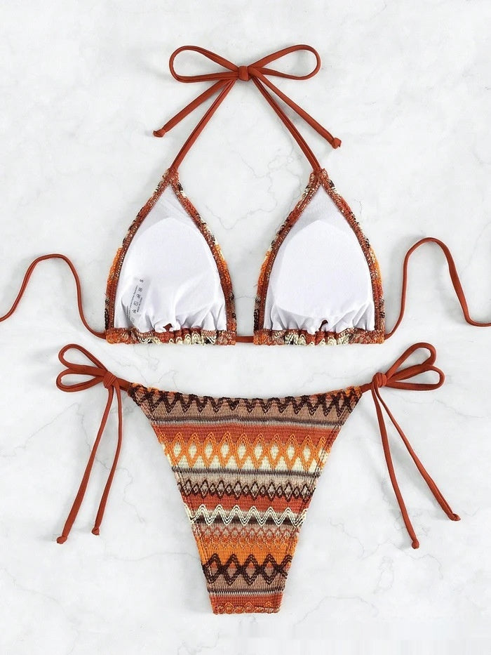 Knitted Sexy Bikini Summer Beach Swimsuit For Women