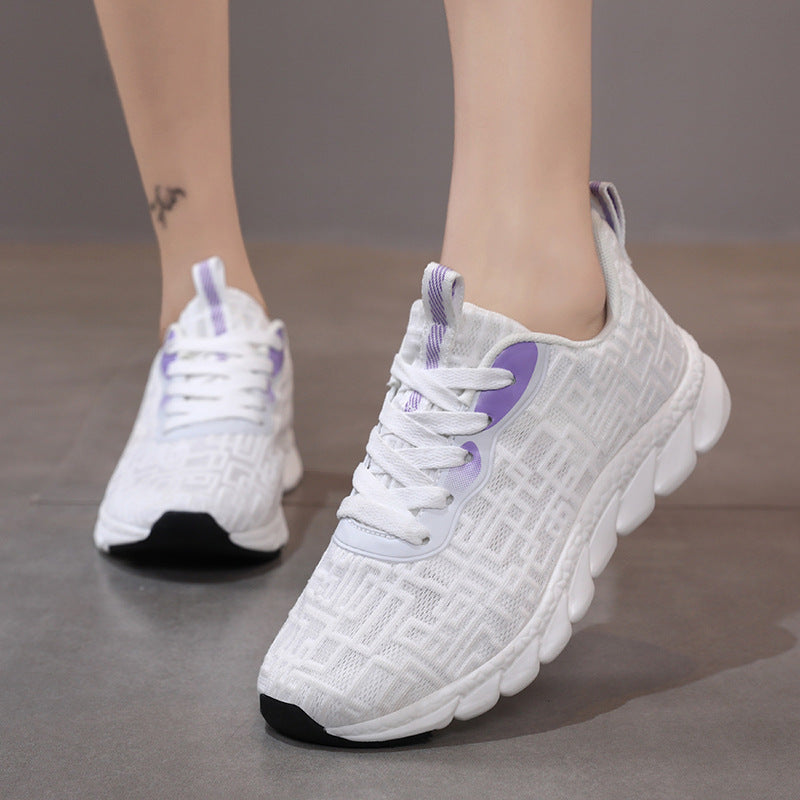 Mesh Breathable Large Size Sports And Leisure Running Shoes