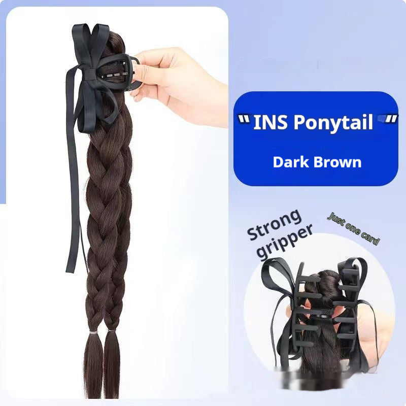 Fishbone Twist Braid Ribbon Ballet Wind Natural Sweet Grip