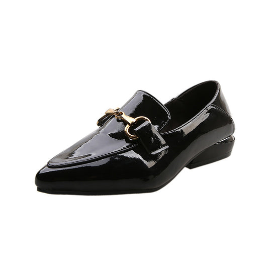 Net Red Pointed Small Leather Shoes Women Spring And Summer Spring