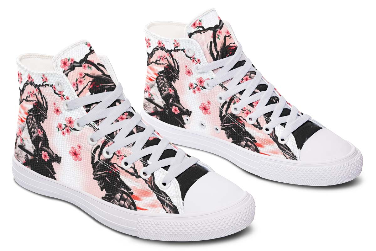 Printed Couple High-top Canvas Shoes