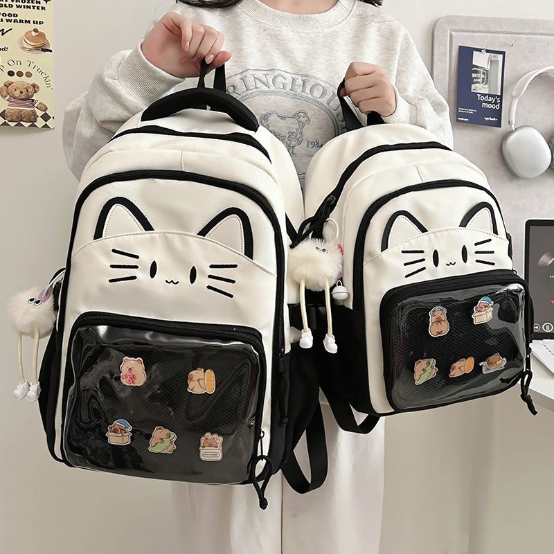 Korean Version Cartoon Large Capacity Casual Backpack