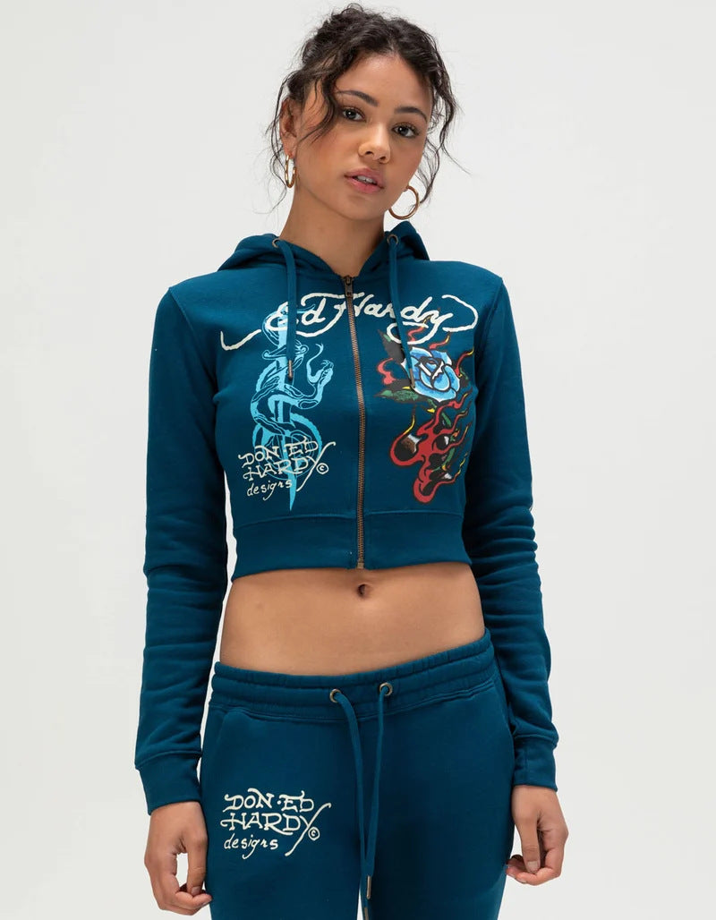 Trendy Flared Pants With A Printed Design