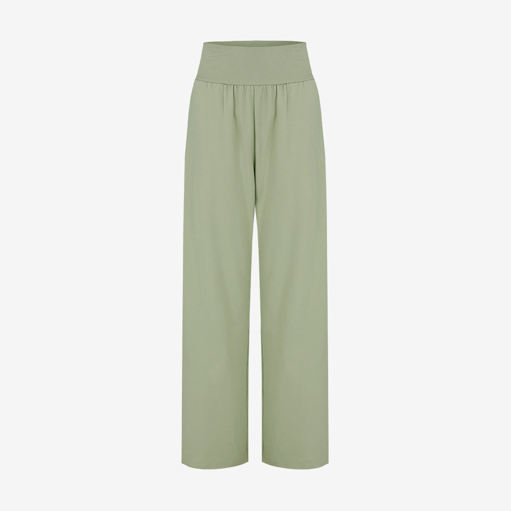 Yoga Loose Wide-leg Pants Can Be Tied