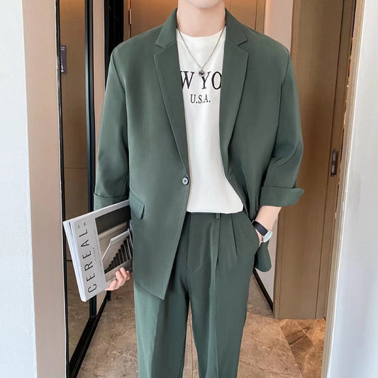 Casual Suit Men's Trendy Baggy Coat