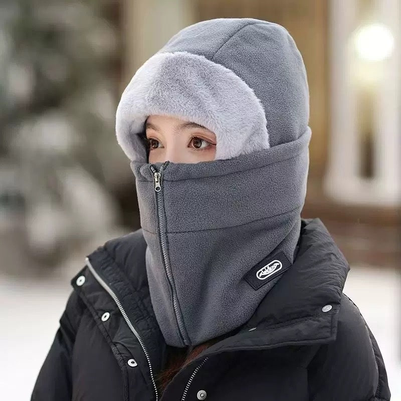 Windproof Riding Scarf Integrated Hat