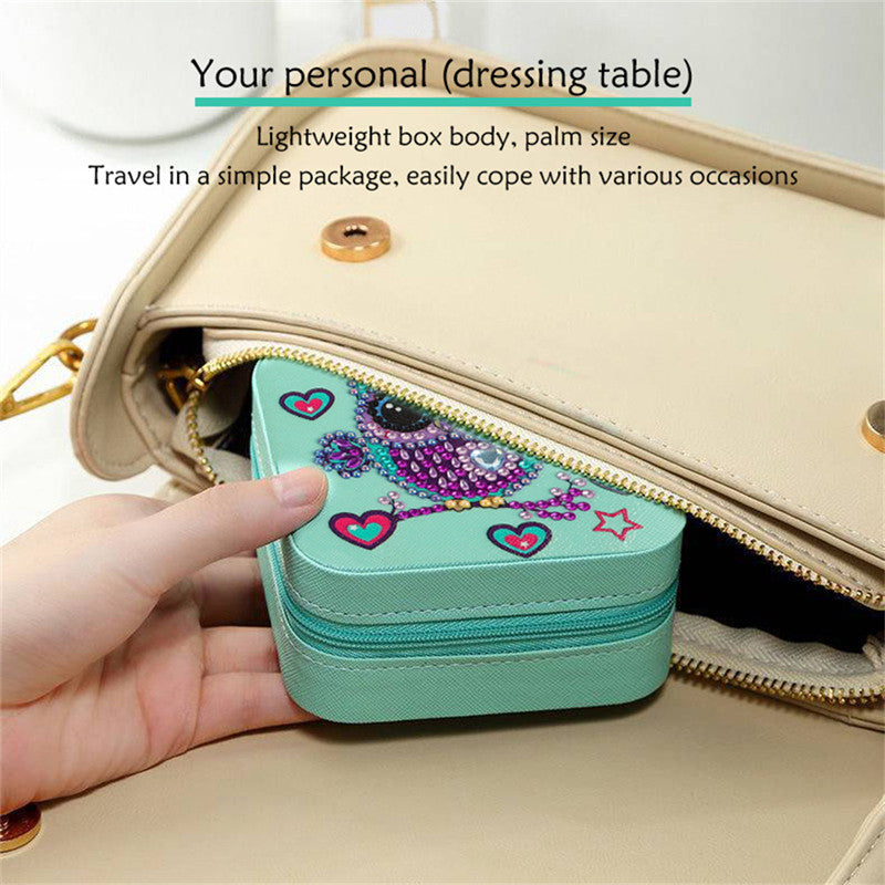 Diamond Painting Jewelry Storage Box Animal Diy Round Diamond 5D