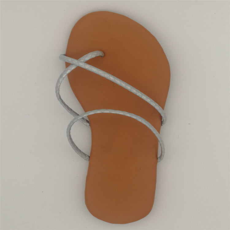 Popular New Women's Shoes Flat Sandals Beach Slippers