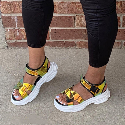 Large Size Women's Shoes Summer Sandals European And American Platform Sandals In Stock