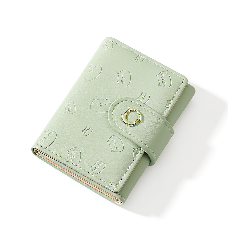 Small Design Folding Short Lady Purse