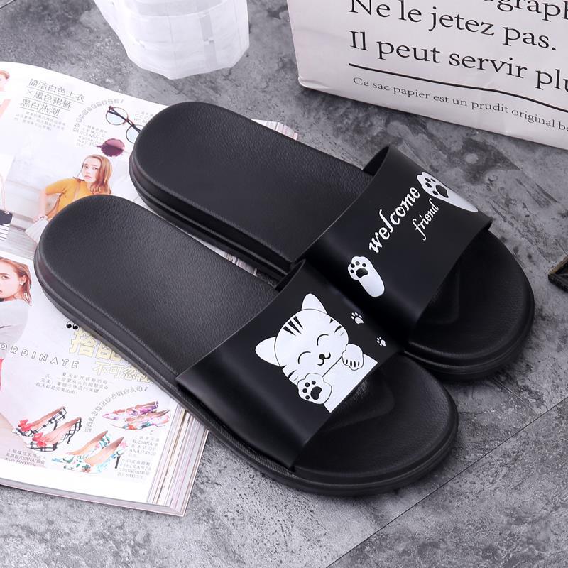 Super Cute And Cute Thick-soled Home Bathroom Non-slip Deodorant Slippers