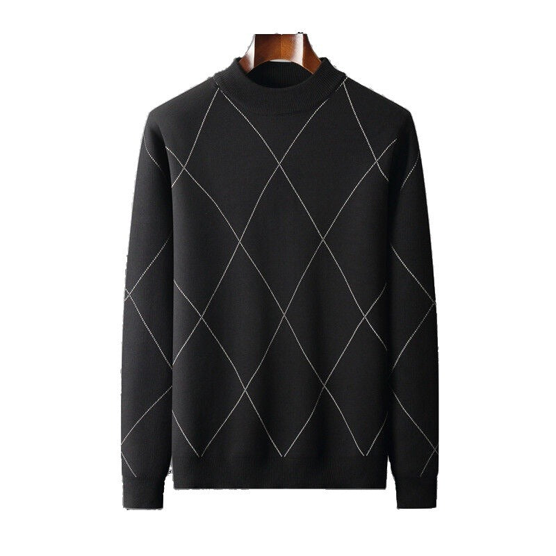 Rundhalset Trend Løs Fritids Varm Langærmet Herresweater