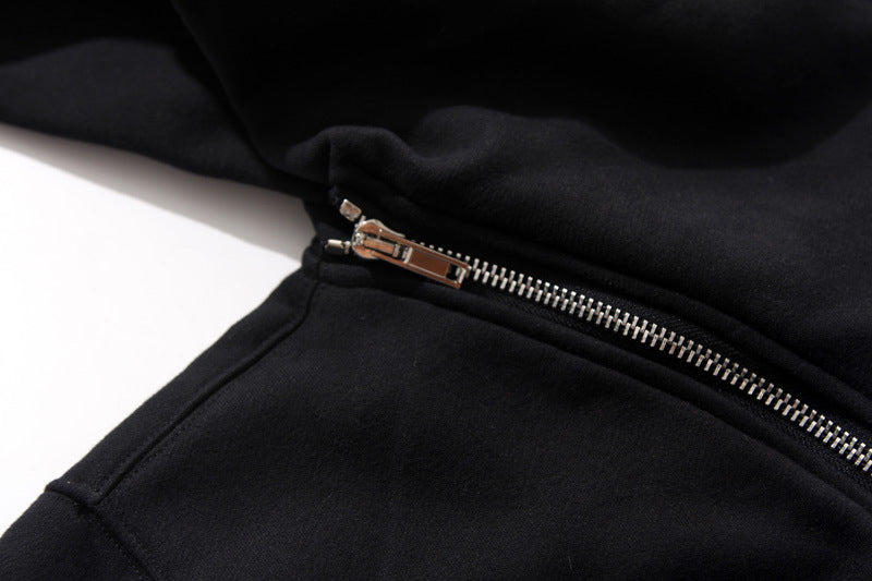 Men's cardigan sweater hoodie