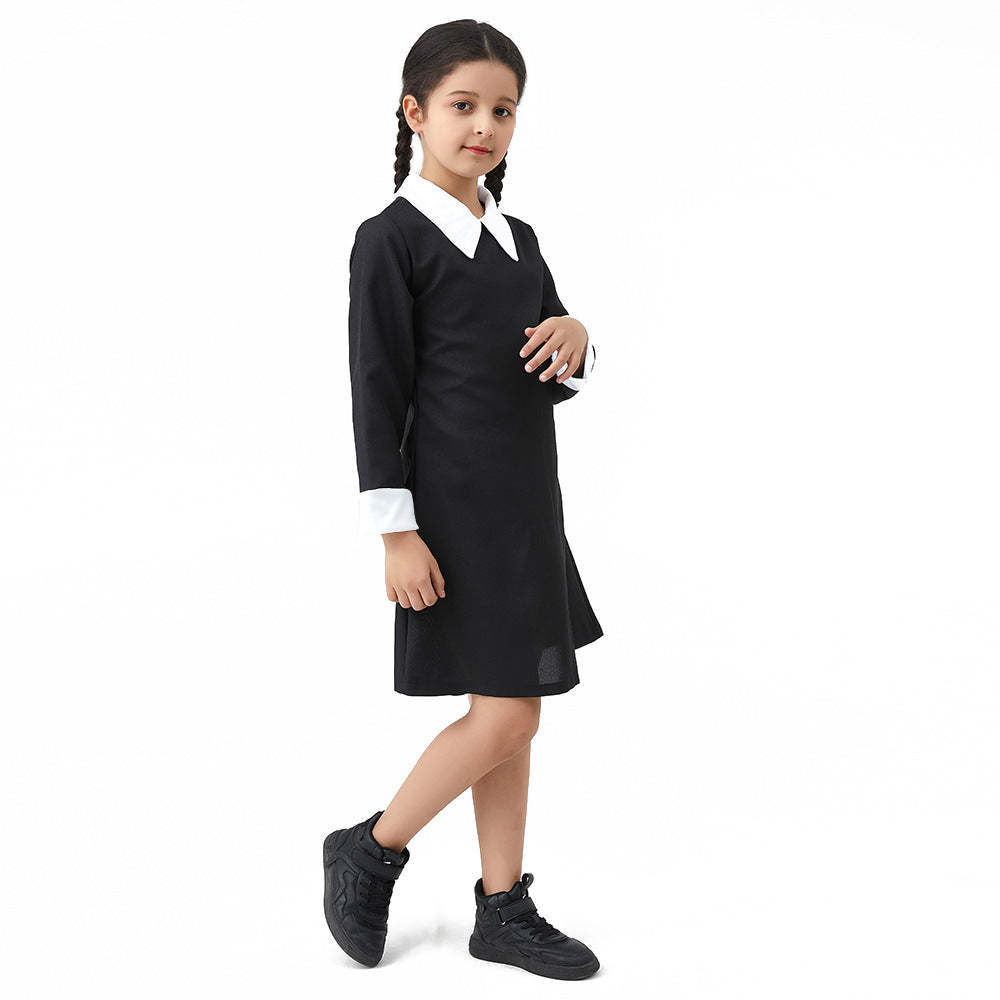 New Children's Cos Costume Female Skull Dress