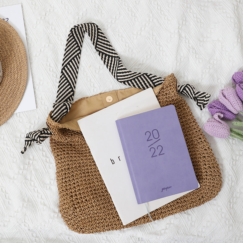 Handmade Single Shoulder Woven Bag For Women