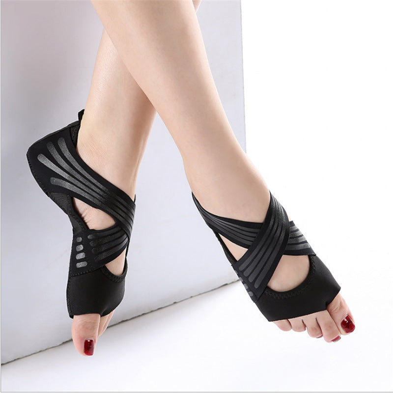 Women's Yoga Shoes Dance Soft Bottom Non-slip Indoor Training Shoes And Socks