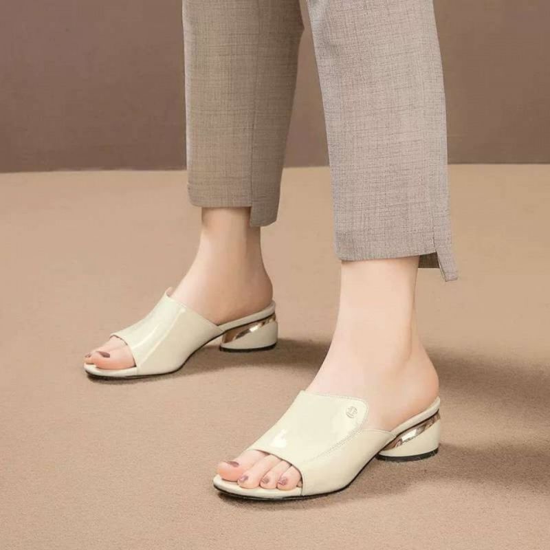 match Casual Women's Shoes Leather Sandals