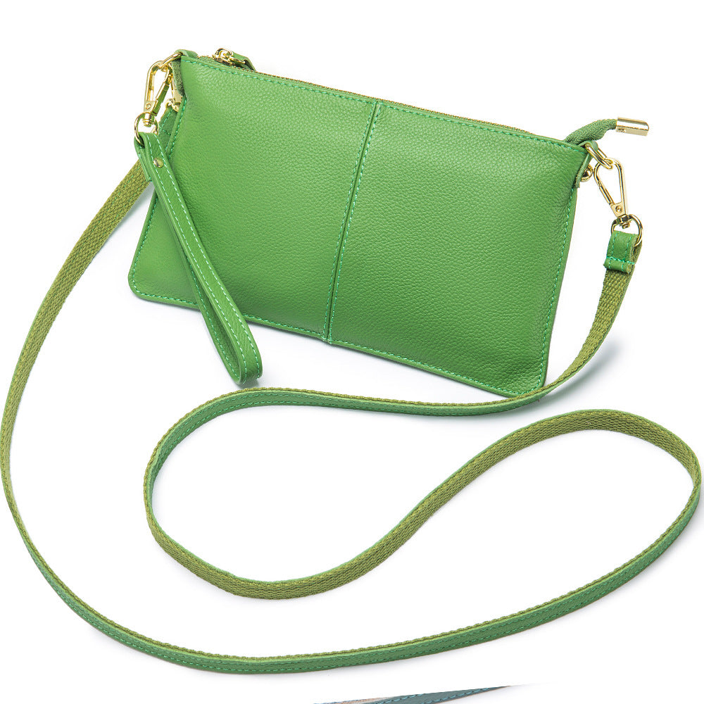 Leather One-shoulder Women's Leather All-match Clutch