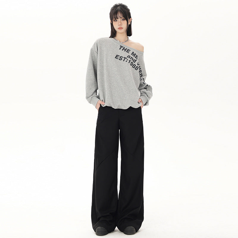 Women's Casual Horn Style In Black Casual Trousers