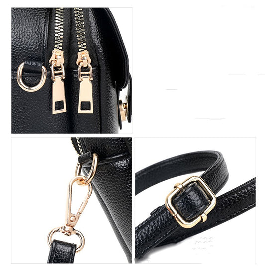 Vertical Single Shoulder Diagonal Span Large Capacity Vintage Bag